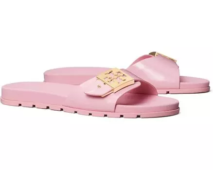 Сандалии Tory Burch Buckle Slide, цвет Rosa Candy/Rosa Candy/Rosa Candy