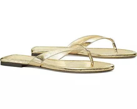 Сандалии Tory Burch Classic Flip Flop, цвет Spark Gold