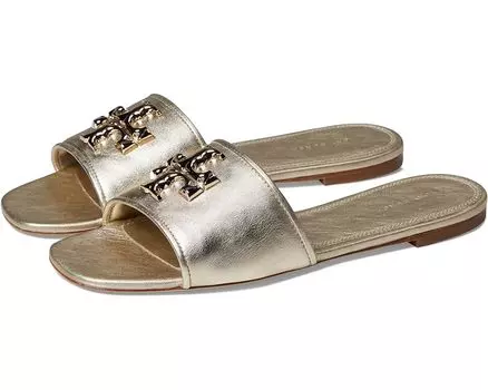 Сандалии Tory Burch Eleanor Slide, цвет Spark Gold/Spark Gold