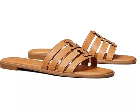 Сандалии Tory Burch Ines Cage Slides, цвет Camello