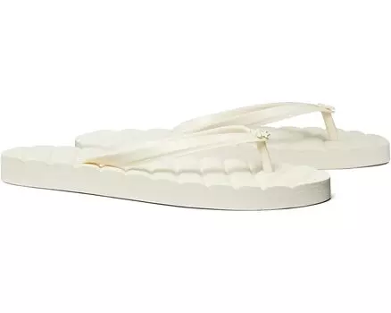 Сандалии Tory Burch Kira Flip-Flop, цвет Ivory/Ivory/Ivory