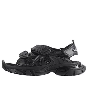 Сандалии track sandal 'triple black' Balenciaga, черный