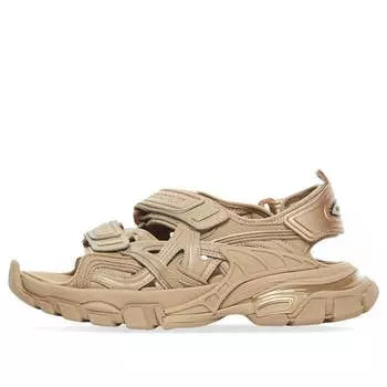 Сандалии track sandals 'beige neoprene and rubber' Balenciaga, бежевый