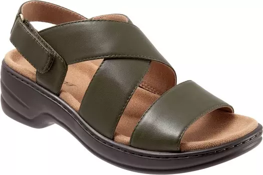Сандалии Trotters Nobu, цвет Olive Leather