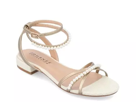 Сандалии Tulsi Journee Collection, золотой металлик