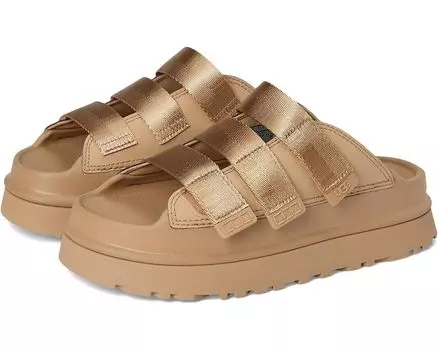 Сандалии UGG Goldenglow Slide, цвет Dark Sand