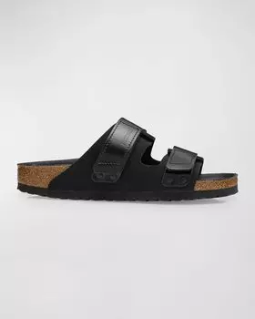 Сандалии Uji из смешанной кожи с двумя ручками BIRKENSTOCK, цвет Black