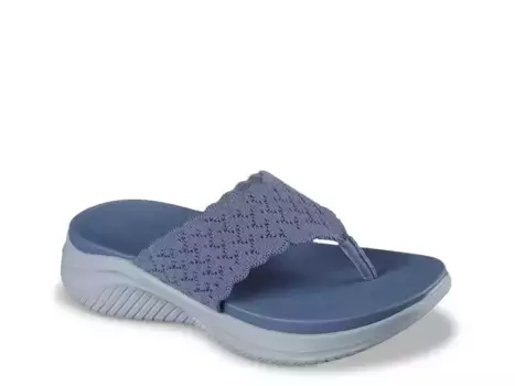 Сандалии Ultra Flex 3.0 Rhythm Waves Skechers, Light Blue