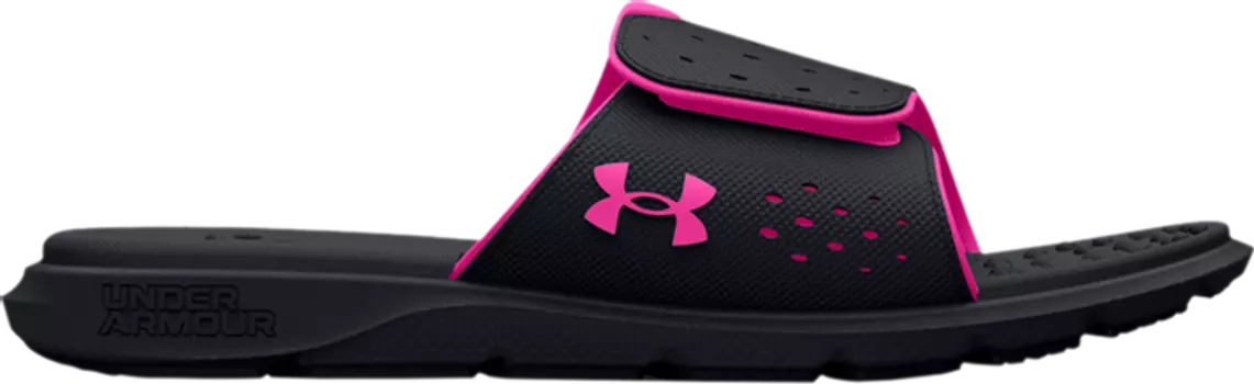 Сандалии Under Armour Wmns Ignite 7 Slide Black Rebel Pink, черный