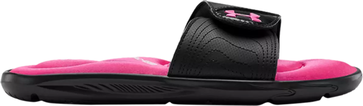 Сандалии Under Armour Wmns Ignite 9 Slide Black Pink Surge, черный