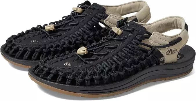 Сандалии Uneek KEEN, цвет Black/Plaza Taupe