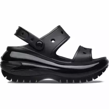 Сандалии унисекс Crocs Classic Mega Crush, черный