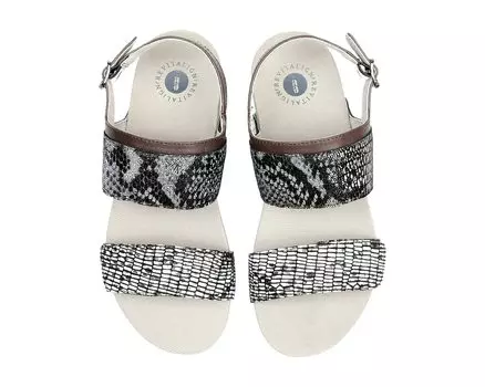 Сандалии Up Swell Revitalign, белая ящерица