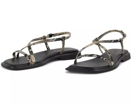 Сандалии Vagabond Izzy Snake Sandals, цвет Beige/Black