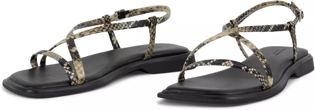 Сандалии Vagabond Shoemakers Izzy Snake Sandals, цвет Beige/Black