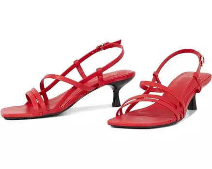 Сандалии Vagabond Shoemakers Jonna Leather Strappy Kitten Heel, цвет Bright Red