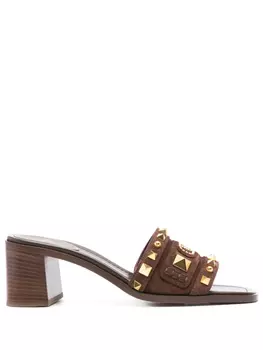Сандалии Valentino Garavani 60 мм с логотипом VLogo, коричневый