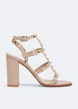 Сандалии Valentino Garavani Rockstud, бежевый