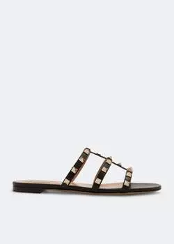 Сандалии VALENTINO GARAVANI ROCKSTUD SANDAL с заклепками, черный