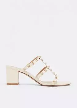 Сандалии VALENTINO GARAVANI Rockstud sandals , белый