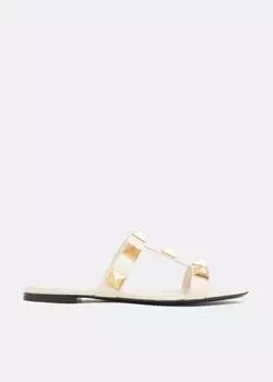 Сандалии VALENTINO GARAVANI Roman Stud sandals , белый