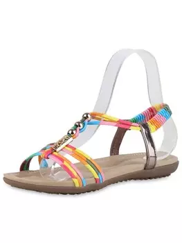 Сандалии VAN HILL Ashley, цвет rosa blau gelb metallic