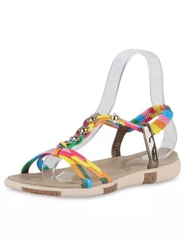 Сандалии VAN HILL Seraphina, цвет rosa blau mehrfarbig metallic