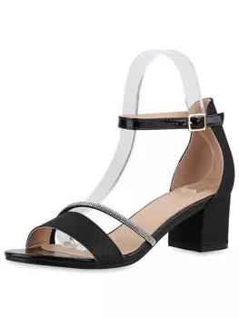 Сандалии Van Hill Strap Sandals Celine, черный