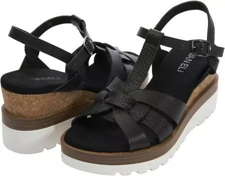 Сандалии Vaneli Carly, цвет Black Grained Met