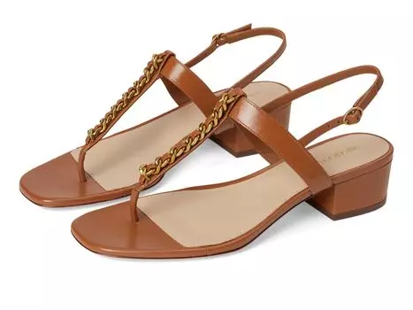 Сандалии Veronica Beard Andie, цвет Honey Tan Leather