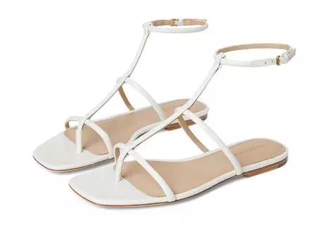 Сандалии Veronica Beard Marbella, цвет Parchment White Leather