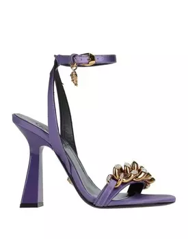 Сандалии Versace, фиолетовый