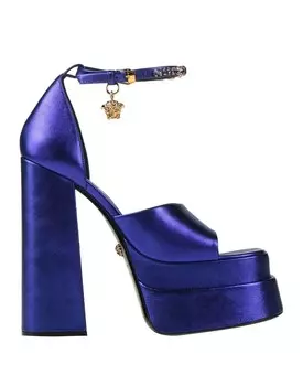 Сандалии Versace, фиолетовый