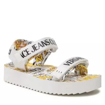 Сандалии Versace Jeans Couture, белый цвет