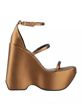 Сандалии Versace, коричневый