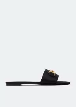 Сандалии VERSACE Medusa '95 flat sandals, черный