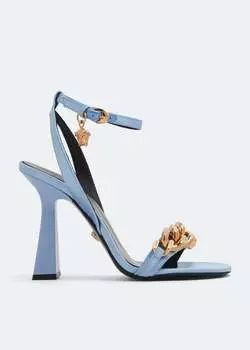 Сандалии VERSACE Medusa Chain sandals, синий