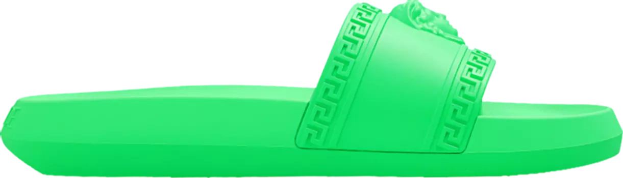 Сандалии Versace Palazzo Medusa Pool Slide Bright Green, зеленый