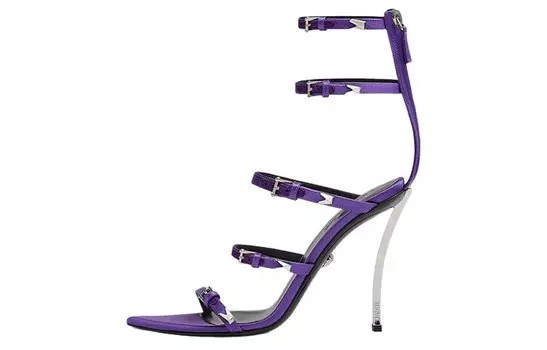 Сандалии Versace Pin-Point, фиолетовый