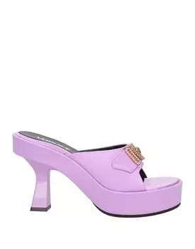 Сандалии Versace, светло-фиолетовый