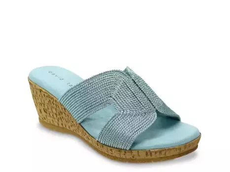 Сандалии Vikki на платформе David Tate, Blue