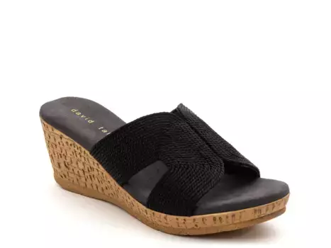 Сандалии Vikki Wedge Sandal David Tate, черный