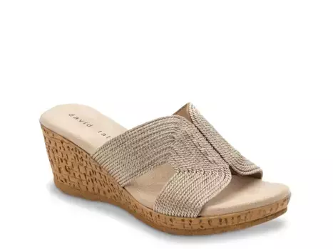 Сандалии Vikki Wedge Sandal David Tate, цвет wheat