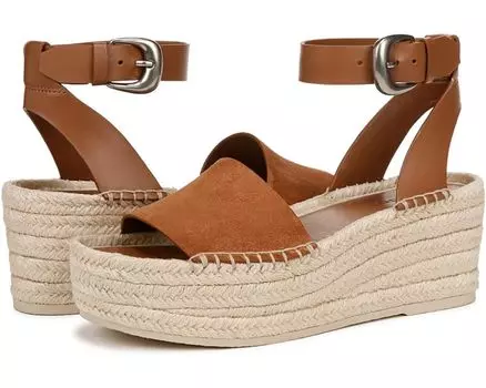 Сандалии Vince Belisa Platform Espadrille, цвет Dark Sequoia Brown