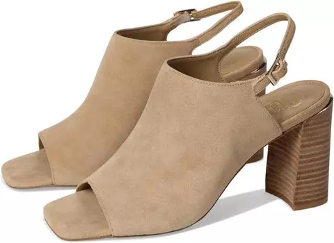 Сандалии Vince Camuto Haliza Peep Toe Block Heel Sandal, цвет Tortilla