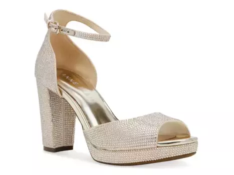 Сандалии Vista Platform Anne Klein, Gold Metallic