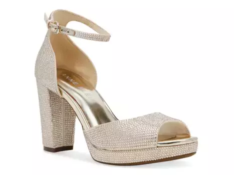 Сандалии Vista Platform Sandal Anne Klein, золотой/металлик