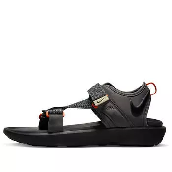 Сандалии vista sandal 'smoke grey safety orange' Nike, серый