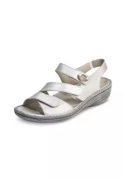Сандалии VITAFORM Softnappaleder, цвет offwhite/metallic