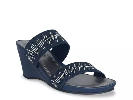 Сандалии Voice на танкетке Impo, темно-синий